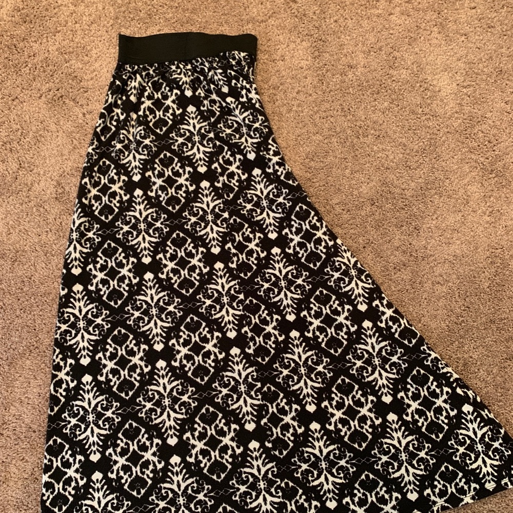 Printed Maxi Skirt